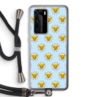 Leeuwenkoppen: Huawei P40 Pro Transparant Hoesje met koord