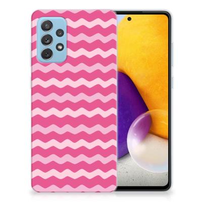 Samsung Galaxy A72 | TPU bumper | Waves Pink