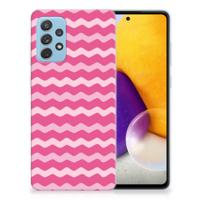 Samsung Galaxy A72 | TPU bumper | Waves Pink