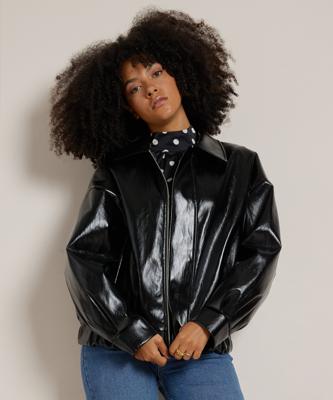 bomberjack lederlook