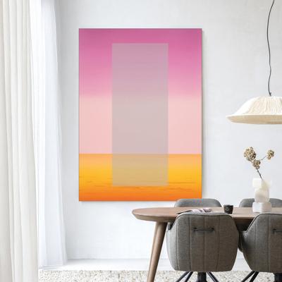 Urban Cotton Wandkleed 'Gradient 2' 80 x 110cm in Frame - black