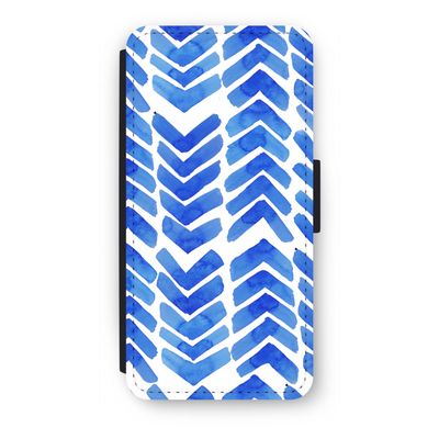 Blauwe pijlen: iPhone SE 2020 Flip Hoesje