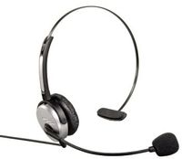 Hama Headset voor draadloze telefoons 2.5mm jack Headset Zwart - thumbnail