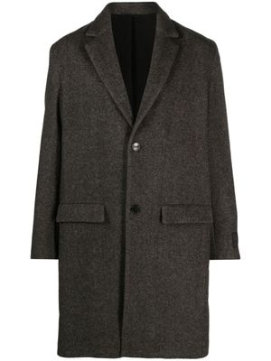 Zadig&Voltaire manteau en laine Mark à motif de chevrons - Gris