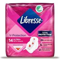 Libresse V-Protection Ultra Thin Normal Wings Maandverband