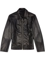 Diesel veste L-Hudson en cuir - Noir