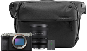 Sony A7C II Zilver Travel Kit