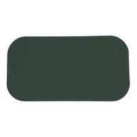 MSV Douche|bad anti-slip mat badkamer - rubber - groen - 36 x 65 cm