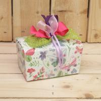 Bonbon doosjes - Chocolade doosje - Farfalla LAAG transparante banderol - 24 stuks