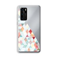 Gekleurde driehoekjes pastel: Huawei P40 Transparant Hoesje Gekleurde driehoekjes pastel: Huawei P40 Transparant Hoesje
