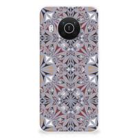 Nokia X10 | X20 | TPU | Siliconen hoesje | Flower Tiles