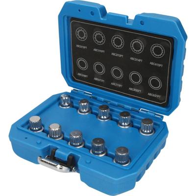 Brilliant Tools BT691310 Velgenslot-assortiment voor VW, 10-delig