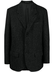 Yohji Yamamoto blazer à revers crantés - Gris