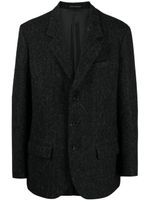 Yohji Yamamoto blazer à revers crantés - Gris - thumbnail