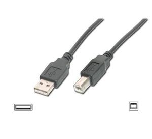 Digitus 1.8m USB2.0 A/B USB-kabel 1,8 m USB A USB B