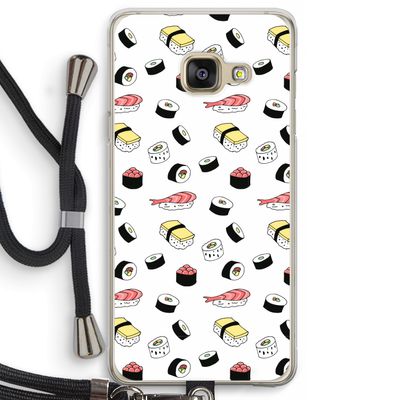 Sushi time: Samsung Galaxy A3 (2016) Transparant Hoesje met koord