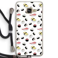 Sushi time: Samsung Galaxy A3 (2016) Transparant Hoesje met koord