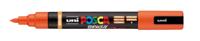 Paintmarker uni posca pc-5br brushpunt m oranje