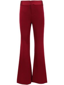 alice + olivia pantalon Deanna à coupe évasée - Rouge