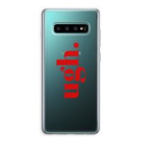 Ugh: Samsung Galaxy S10 Plus Transparant Hoesje