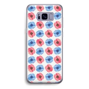 Klaproosjes: Samsung Galaxy S8 Transparant Hoesje