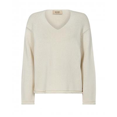 Mos Mosh - Beige | Dames | Trui | Beige | L | regular | Kamst mode