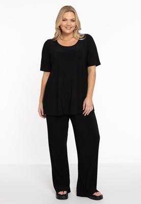 Yoek Broek PLISSE | Zwart | Maat 58/60