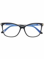 TOM FORD Eyewear lunettes de vue à monture papillon - Noir