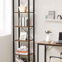 Boekenkast met industrieel ontwerp (40 x 30 x 187,5 cm) - thumbnail