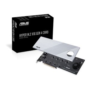 ASUS Hyper M.2 x16 Gen 4 interfacekaart/-adapter Intern