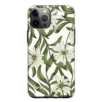 Wit bloemenpatroon: iPhone 12 Pro Tough Case