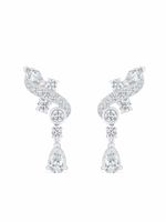 De Beers Jewellers boucles d'oreilles Adonis Rose en or blanc 18ct ornées de diamants - Argent