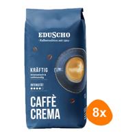 Eduscho - Caffè Crema Kräftig Bonen - 8x 1kg