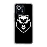Angry Bear (black): Xiaomi Mi 11 Transparant Hoesje