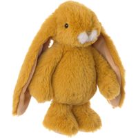 Bukowski pluche konijn knuffeldier - dark okergeel - staand - 22 cm - luxe knuffels