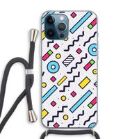 8-bit N°8: iPhone 12 Pro Max Transparant Hoesje met koord