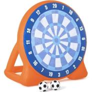 Gigantisch opblaasbaar dartspel met ballen - BESTWAY - All Star - Krasvoetbaldoel - Verzwaarde basis