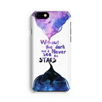 Stars quote: iPhone 8 Volledig Geprint Hoesje