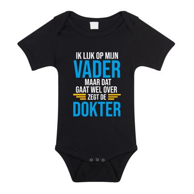 Ik lijk op mijn vader cadeau rompertje - zwart - unisex - jongens / meisjes - baby kraamcadeau Ik lijk op mijn vader cadeau rompertje - zwart - unisex - jongens / meisjes - baby kraamcadeau