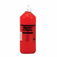 Hobby knutselen kinder verf op waterbasis - rood - 500 ml - Schilderen/verfen