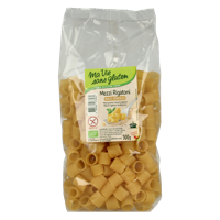 Meergranen mezzi rigatoni pasta glutenvrij bio 500 Gram