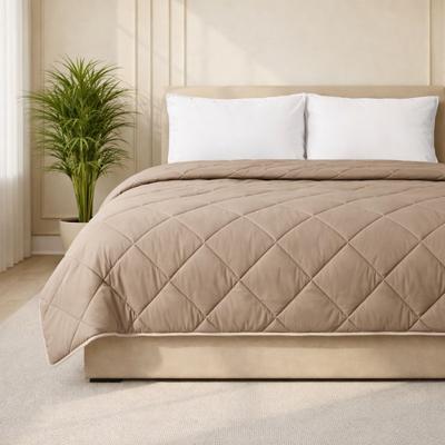 Sale: -53% | Wasbaar Lazy Dekbed Zonder Overtrek - Zonder Overtrek - Taupe - Dekbed-Discounter.nl