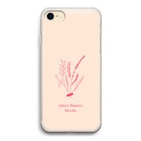 Where flowers bloom: iPhone 7 Transparant Hoesje