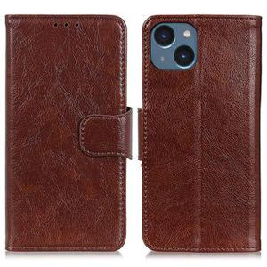 iPhone 15 Plus Elegant Series Portemonnee Hoesje - Bruin