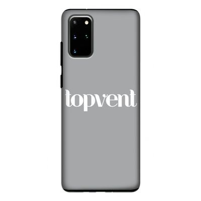 Topvent Grijs Wit: Samsung Galaxy S20 Plus Tough Case