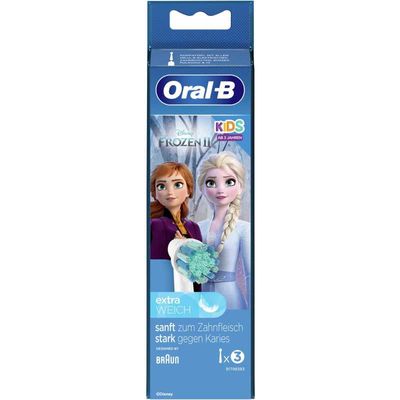 Kids Opzetborstels Met Disney Frozen 2-figuren, 3 stuks Opzetborstel