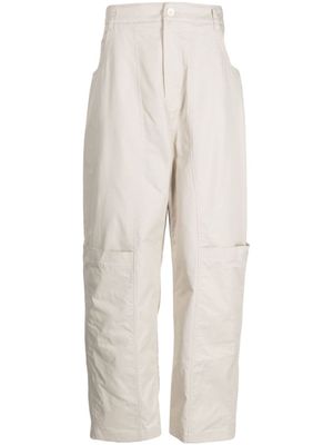 SONGZIO pantalon droit à poches cargo - Tons neutres