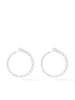 Melissa Kaye boucles d'oreilles Aria en or blanc 18ct et diamants - Argent - thumbnail