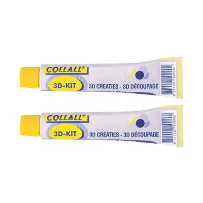 Tube Mozaieklijm - 2x stuks - voor mozaiek steentjes/tegels - 80 gram - Mozaieken maken - gereedscha