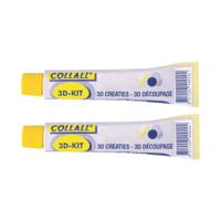 Tube Mozaieklijm - 2x stuks - voor mozaiek steentjes/tegels - 80 gram - Mozaieken maken - gereedscha